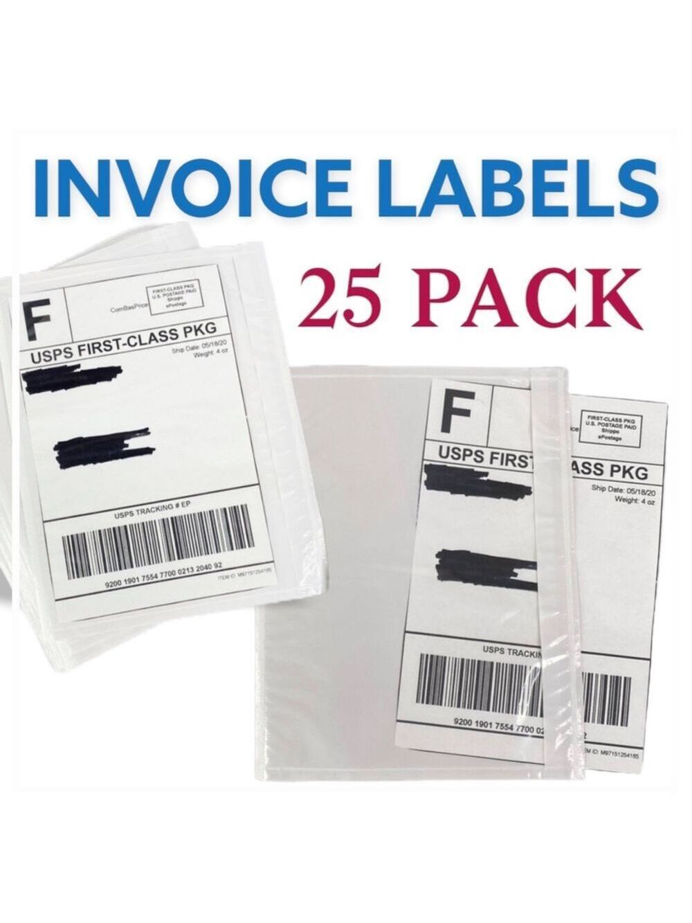 Home Office 25 (7.5 X 5.5) Clear Postage Invoice Label Pocket PRICE IS FIRM - Picture 8 of 11
